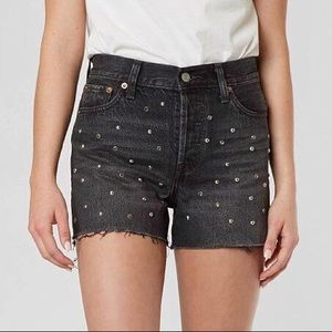 Levi’s Studded Black Shorts